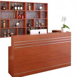 收银台柜台桌商用店铺简约现代小型饭店餐厅餐饮酒柜酒架吊柜书雁