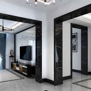 i天然收石门石材窗套大理石装饰背景g墙垭口门框线条阳台包边套线