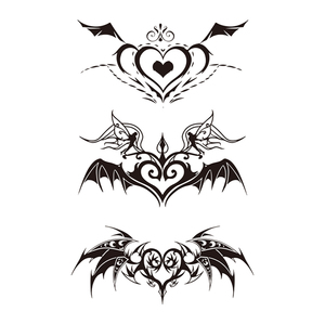 魅魔纹身贴彩色草本果汁高级感半永久防水1年遮疤贴美黑桃男女脚