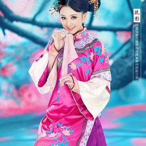 印月阁 写真服装清朝格格妃子古装紫色影楼写真女装 疏影