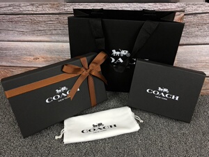 专柜正品coach蔻驰包装盒原装礼品纸袋防尘袋手提购物袋鞋盒服包