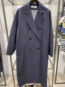 【crt意大利代购】maxmara主线女士茧型牛仔大衣外套