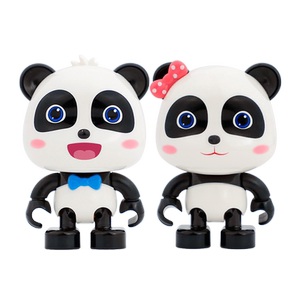 官方旗舰店正品宝宝巴士玩具奇奇妙妙手偶积木益智启蒙礼盒装