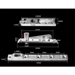 地弹门天地轴多玛地弹簧有框门木门天地轴配件bts6584bts75bts80