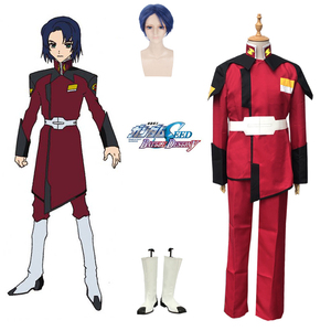 敢达seed阿斯兰扎夫特zaft红色军装动漫cosplay男服/假发鞋子另购