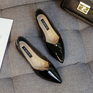 花花公子小皮鞋平底