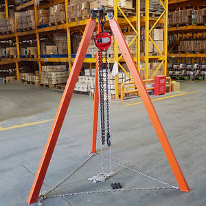 三角架伸缩式支架倒链承重架吊架1吨2吨3吨5米重型支架1吨3米(不