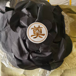 殡葬 遗像花 车头花 相框花 白事 黑花绸缎布花黑纱镜花灵堂布置