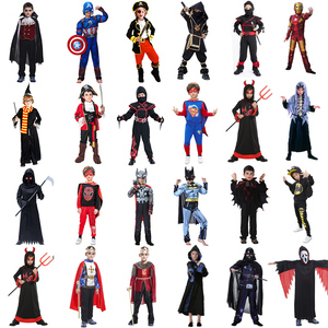 万圣节儿童服装男服饰忍者衣服男童服海盗cosplay装扮童装演出服