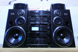 二手 索尼lbt-d905 组合音响 5分体 10寸低音布边三分频功能全好