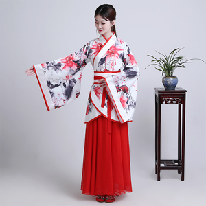 延禧攻略唐装古代汉服女中国风古典宫廷演出服装唐朝古装公主长裙