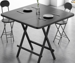 折贴桌可折叠桌简约餐桌家用简易小户型租房方桌饭桌吃饭摆摊桌子