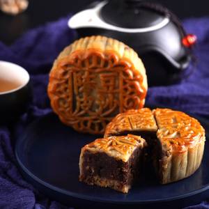 广东省传统月饼中秋老式台山新会陈皮红豆沙馅冬蓉新鲜多口味散装