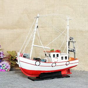 创意家居摆件 铁质帆船模型 一帆顺风工艺品 乔迁升职商务礼品