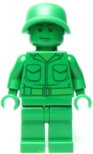 lego 乐高 玩具总动员 人仔 绿色兵人 toy001 7595 北京现货