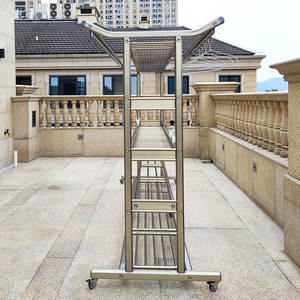 好太太室外大型别墅移动落地晾衣架阳台凉被子晾衣杆户外家用庭院