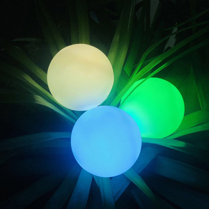 发光圆球灯 球形装饰灯 创意节庆礼品布景道具七彩遥控变色玩具球