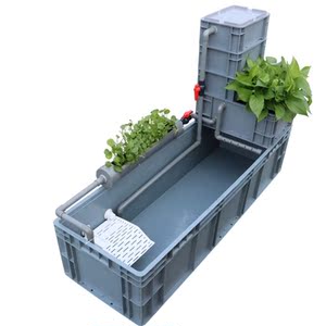 锦鲤周转箱过滤箱锦鲤鱼池自制鱼缸鱼粪便沉淀仓滴流盒过滤盒过滤