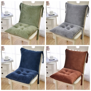 纯色连体椅子坐垫靠背椅垫靠垫一体学生凳子垫子久坐座垫屁股屁垫