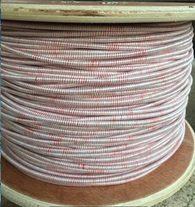 1x1300股 利兹线 多股涤纶丝包线 纱包线 夹膜 红白涤纶丝