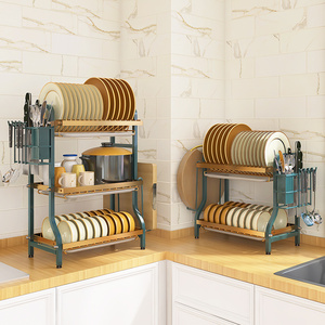 碗架沥水架厨房置物架台面晾放滤碗碟盘子架家用洗碗池碗筷收纳架