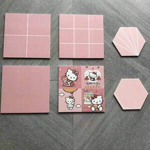 hellokitty可爱凯蒂猫小花砖公主房地砖卧室幼儿园游乐场墙砖0人付款