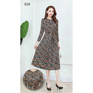 武汉黛熙女装【专柜正品】时尚气质连衣裙 女装初春款2021年新款