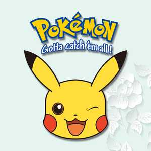 日漫英文字母皮卡丘眨眼头像图案热转印烫画贴柯式耐水洗柯式烫画