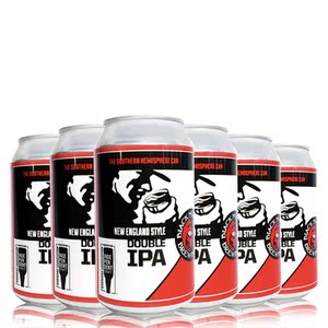 美国黑市小红南半球酒花双倍新英格兰精酿啤酒355ml单听6听装