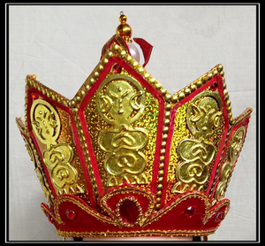 西游记唐僧帽古装戏曲服装戏曲用品法海帽五佛冠帽素道袍袈裟