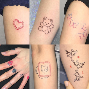 彩色纹身贴小图案