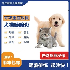 犬猫胰腺炎急慢性猫咪狗狗胰腺炎胰酶胰宝胰消化素胰酶补充分泌