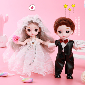 17厘米尚美比芭比洋娃娃玩具偶套装小号迷你女孩公主儿童礼盒精致