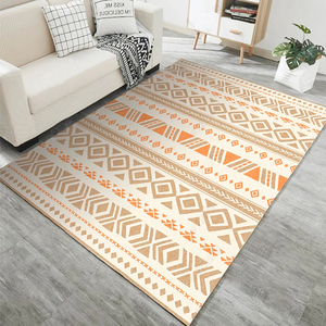 波西米亚地毯客厅沙发茶几垫北欧ins摩洛哥民族风卧室黄色系地毯