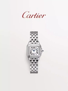 Cartier卡地亚官方旗舰店Panthère猎豹石英腕表 精钢表链手表