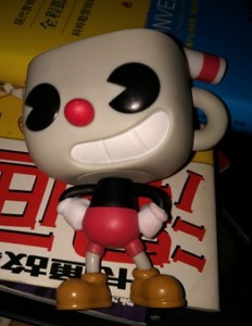 funko pop正版散货绝版红色茶杯头cuphead玩偶模型手办摆件