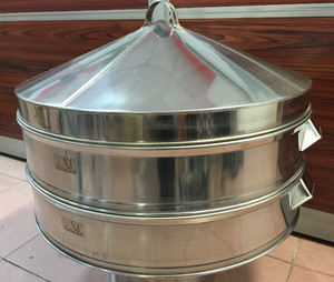 sc商用不锈钢蒸笼56cm冲孔白钢大蒸笼屉冲孔蒸笼汤包蒸笼身足尺寸