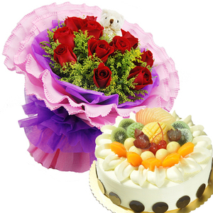 火车站天鹏食品城刘潭鲜花店蛋糕店速递玫瑰母好鲜花蛋糕连锁138