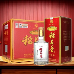 整箱 42度稻花香白酒幸福宴 500mL*6瓶 有袋子 纯粮酿造优级酒