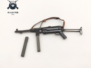 【兵人DIY天堂成都分店】【1:6模型】二战德军MP40冲锋枪全金属