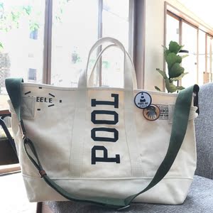 the pool aomaya日本藤原浩女帆布包女简约文艺斜挎单肩手提包