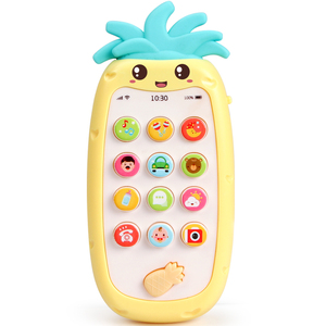 澳贝婴儿童宝宝玩具手机女孩益智仿真一至二智能6到12个月电话1岁