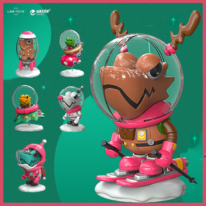 lamtoys第三弹圣诞款变色龙盲盒一套2020年新款全套潮玩公仔手办