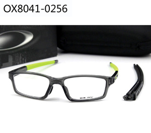 OAKLEY运动眼镜框近视眼镜架 CROSSLINK OX8041-0256 灰色透明框