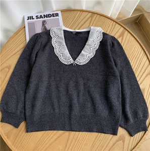 八分袖针织衫女