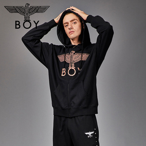 【99划算价】boy london玫瑰金刺绣卫衣