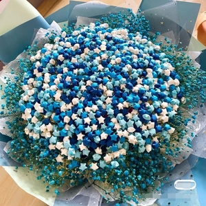 星星花束diy材料包装纸套装手工满天星高颜值情人节生日节日礼物