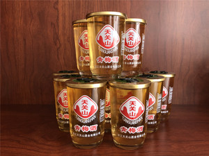 青梅酒 浙江泰顺特产天关山低度酒女士甜果酒农家自酿梅子酒1杯装