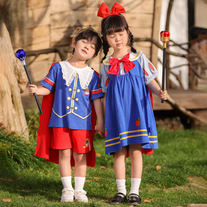 六一儿童演出服cos童话人物小王子服装主题白雪公主衣服角色扮演