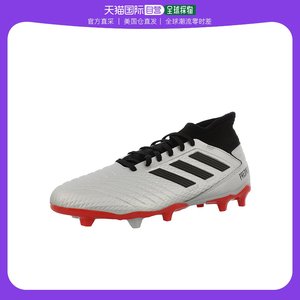 美国直邮Adidas阿迪Predator19.3男足球钉鞋运动鞋颜色银色/黑色